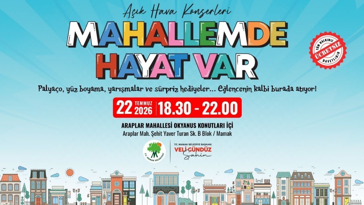 Mamak'ta Yaz Akşamları Konserlerle Renklenecek