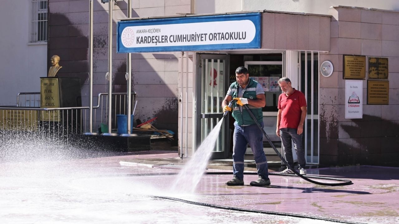 Keçiören Belediyesi Okullarda Hijyen Seferberliği Başlattı