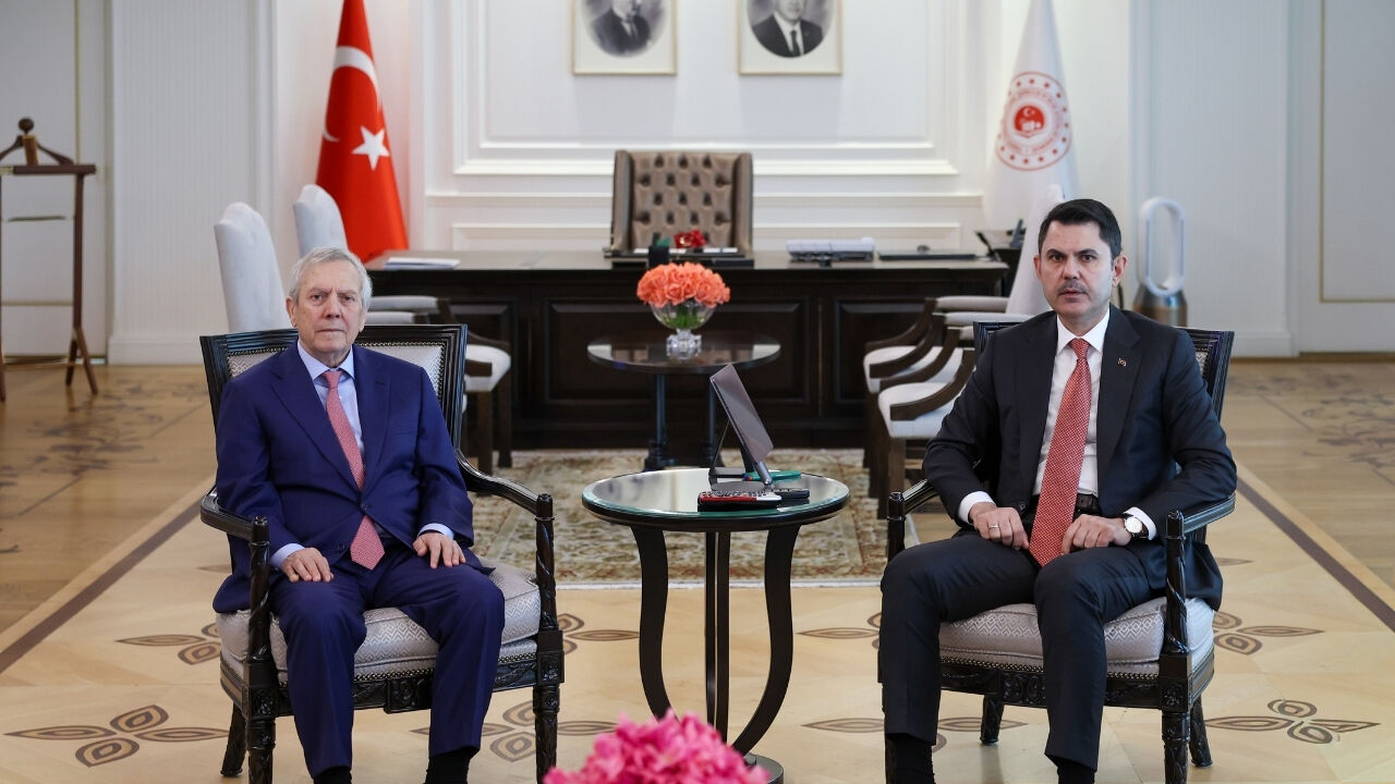 Bakan Kurum, Fenerbahçe Kulübü Başkanı Aziz Yıldırım ile Görüştü