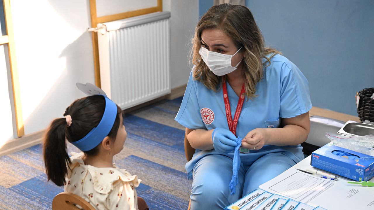 Altındağ’da Kreş Öğrencilerine Ücretsiz Diş Taraması
