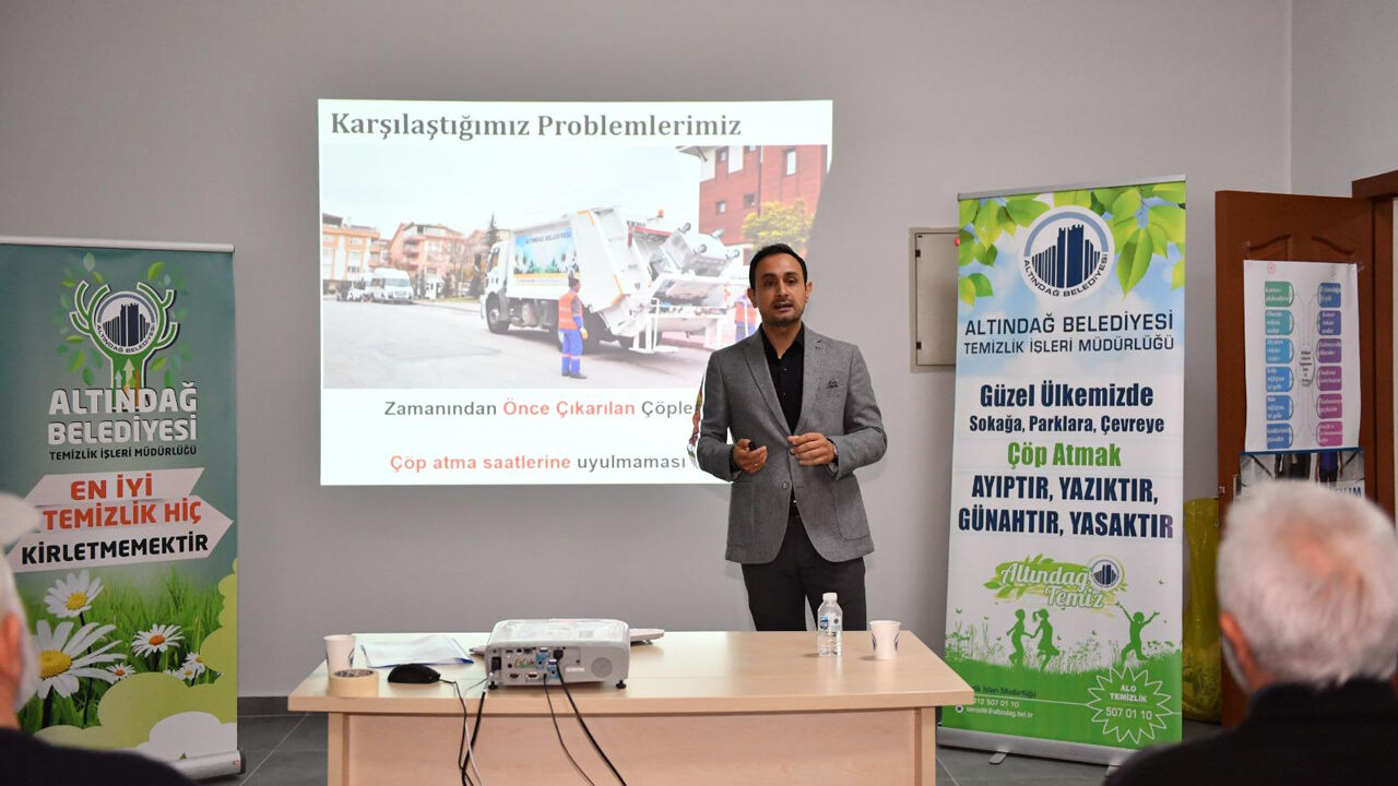 Altındağ’da Temizlik Seferberliğine Eğitim Desteği: Karapürçek’te Çevre Semineri