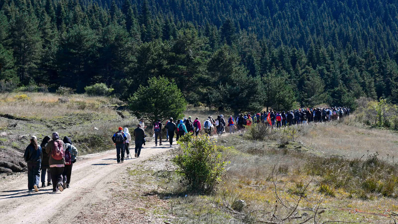 Kızılcahamam’da 250 Öğrenciyle Doğa Yürüyüşü: Işık Dağı ve Belpınar Yaylası’nda Buluştular